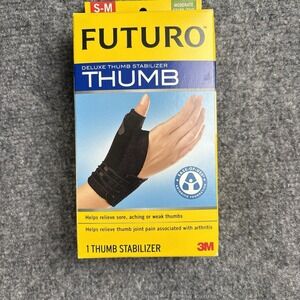 3M Futuro Deluxe Thumb Stabilizer Moderate Support Size S-M 1 Count Daily Wear